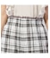 【洗える】コットン先染めチェックパンツ