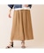 【洗える】スカート風フレアパンツ