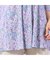 【洗える】小花柄ピンタックチュニック