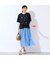 【洗える・日本製・L～4Lサイズ】フルーツ刺繍Tシャツ