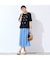 【洗える・日本製・L～4Lサイズ】フルーツ刺繍Tシャツ