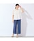 【洗える・接触冷感・セットアップ可・L～4Lサイズ】サイド切り替えワイドパンツ