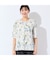 【洗える・日本製・綿100%・L～4Lサイズ】アートフラワーTシャツ