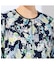 【洗える・日本製・綿100%・L～4Lサイズ】アートフラワーTシャツ
