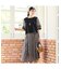 【洗える・セットアップ可・3Lサイズあり】ギンガムチェックフレアスカート