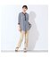 【洗える・人気デザイン・L～4Lサイズ】幾何柄ピンタックカットソー