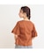 【洗える】フリルスリーブTシャツ