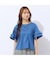 【洗える】フリルスリーブTシャツ