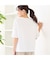 【洗える】フラワーレースつきTシャツ