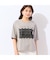 【洗える】フラワーレースつきTシャツ