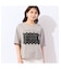 【洗える】フラワーレースつきTシャツ