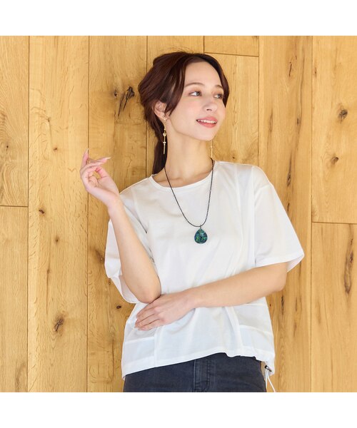 洗える】メッシュ配色デザインTシャツ｜ジュニアーオンラインショップ