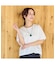 【洗える】メッシュ配色デザインTシャツ
