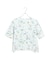 【洗える】イレギュラーヘム幾何プリントTシャツ