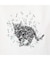 【手洗いOK・綿100％】ブラックキャットプリントカットソー