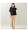 【洗える・M～3Lサイズ】レースレイヤードTシャツ