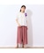 【洗える】スカート風フレアパンツ