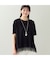 【洗える・L～4Lサイズ】レースヘムTシャツ