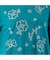 【洗える・綿100%】花刺繍AラインTシャツ