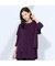 【M～4L/セットアップ可】ドレープカットソーラインストーンTシャツ