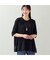 【限定カラーあり・洗える・日本製・L～4Lサイズ】ヘムシフォンAラインTシャツ