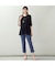 【限定カラーあり・洗える・日本製・L～4Lサイズ】ヘムシフォンAラインTシャツ