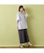 【手洗いOK・接触冷感】J-CAMICIEバンドカラーシャツブラウス