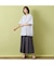 【手洗いOK・接触冷感】J-CAMICIEバンドカラーシャツブラウス