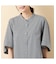 【手洗いOK・接触冷感】J-CAMICIEバンドカラーシャツブラウス