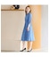 【洗える】強撚スムースプリントワンピース