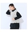 【L～4L対応】ウォッシャブル綿刺繍ニットベスト