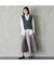 【アンサンブル商品】ニットジレ＆ドロストシャツ
