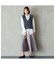 【アンサンブル商品】ニットジレ＆ドロストシャツ