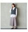 【アンサンブル商品】ニットジレ＆ドロストシャツ