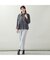 【洗える・アンサンブル可・L～4Lサイズ】ベア天×針抜きカーディガン