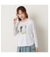 【洗える】スムースプリント長袖Tシャツ