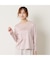 【洗える】スムースロゴ長袖Tシャツ