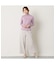 【洗える】フリルハイネックTシャツ