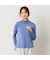 【洗える】フリルハイネックTシャツ
