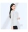 【L～4L】ウォッシャブル綿シフォンTシャツ