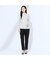 【L～4L】ウォッシャブル綿シフォンTシャツ
