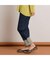 【手洗いOK・INDIMARK】裾切り替えストレートデニムパンツ