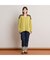 【手洗いOK・INDIMARK】裾切り替えストレートデニムパンツ