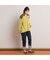 【手洗いOK・INDIMARK】裾切り替えストレートデニムパンツ