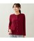 【洗える・アンサンブル可】ヘムワイドリブカーディガン