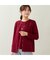 【洗える・アンサンブル可】ヘムワイドリブカーディガン