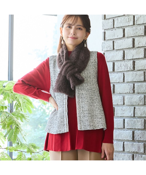faviora☆新品未使用☆極上柔らかマフラー 一部店舗/WEB限定・洗える】フェイクファーマフラー｜ジュニアー