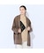 【M～4L】イタリア製素材チェックコート