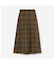 チェックワイドキュロットスカート