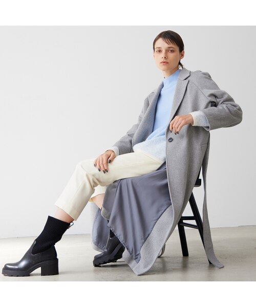 rurumu: 21AW pile JQ long CT ロングコート